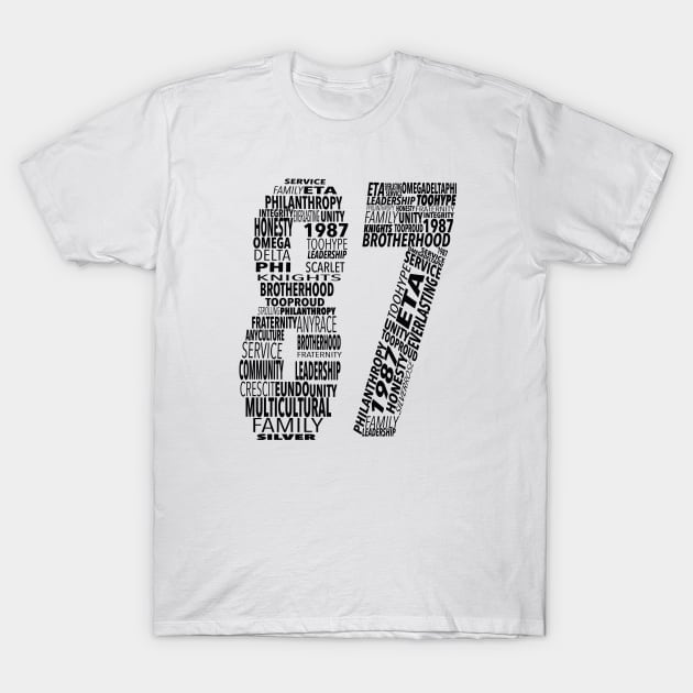 87 T-Shirt by JTDesignz